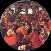 Domenico Ghirlandaio The adoration of the Konige oil